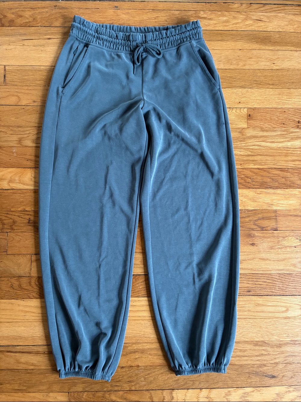 Athleta Seasoft Jogger Small Midrise Sweatpants Shadow Blue Lounge Soft Cozy
